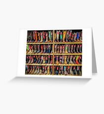 Cowboy Bootery - Fort Worth Stockyards Texas USA Greeting Card