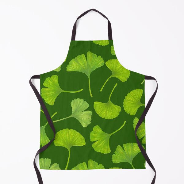 Item preview, Ginkgo leaves on dark green designed and sold by Katerina Mitkova Kirilova.