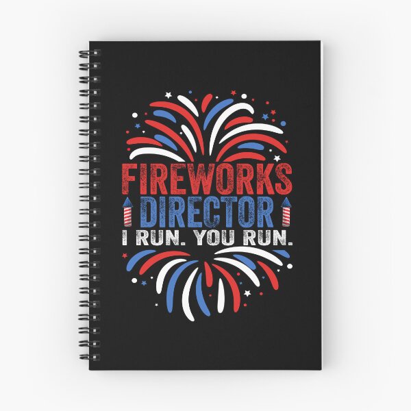 Item preview, 4th of July USA Fireworks Director I Run You Run Funny designed and sold by EIMgraphic.