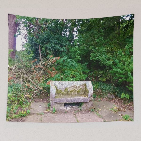 Item preview, #205 |☼| Battered Bench (Elsham Hall, Gardens & Country Park) designed and sold by Naean H.F. (Nez Man).