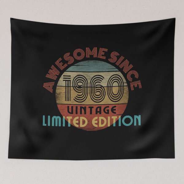 Item preview, AWESOME SINCE 1960 VINTAGE LIMITED EDITION  designed and sold by KathrineSandnes.