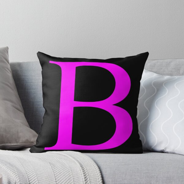 Item preview, The Letter B Magenta on Black 5748 designed and sold by Art in My Loft.