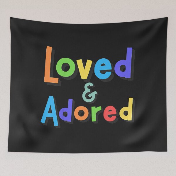 Item preview, Kids Loved And Adored 3D Text Fun Youth Graphic Short Sleeve designed and sold by Corelli87.