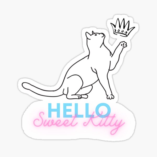 Cute Cat Pfps Stickers for Sale