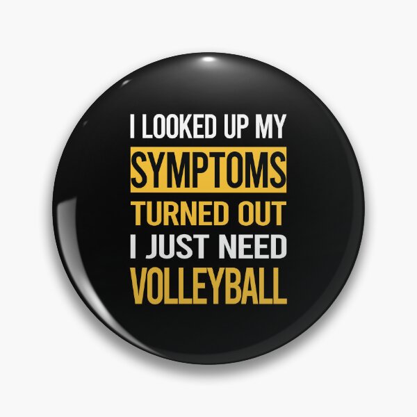 Item preview, Funny My Symptoms Volleyball designed and sold by kerry8d7dlaurie.