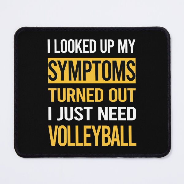 Item preview, Funny My Symptoms Volleyball designed and sold by kerry8d7dlaurie.