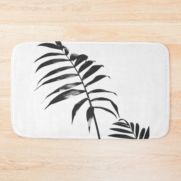 Item preview, Abstract Parlour Palm Leaves Black and White designed and sold by PhotosByVille.