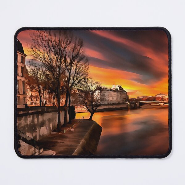 Item preview, The River Seine (Painting) designed and sold by cmphotographs.