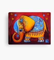 The Littlest Elephant Canvas Print