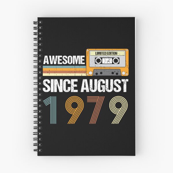 Item preview, Awesome Since August 1979 | Made In 1979 | August Birthday Quotes designed and sold by AMINE  ★★★★★.
