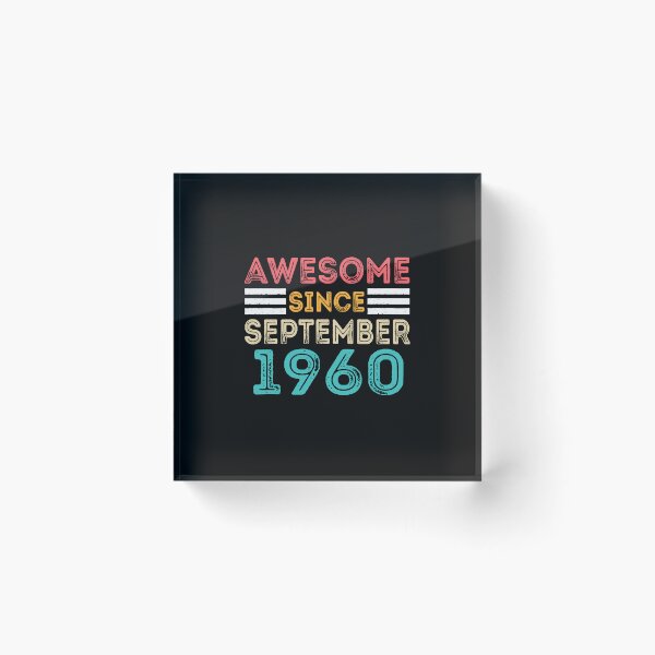 Item preview, Awesome Since September 1960  designed and sold by KathrineSandnes.