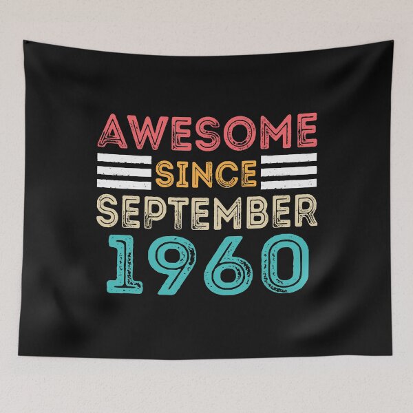 Item preview, Awesome Since September 1960  designed and sold by KathrineSandnes.