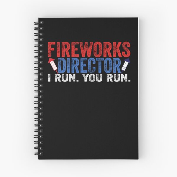 Item preview, Funny Fireworks Director I Run You Run 4th of July Patriotic designed and sold by EIMgraphic.