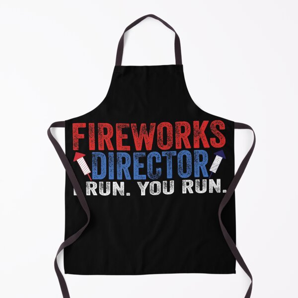Item preview, Funny Fireworks Director I Run You Run 4th of July Patriotic designed and sold by EIMgraphic.