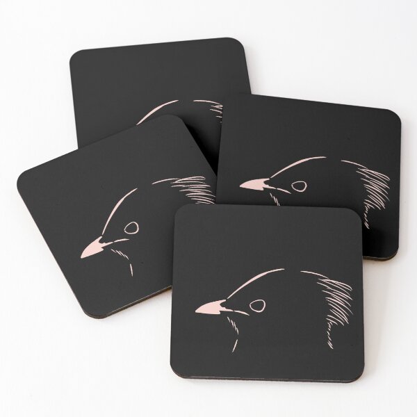 Item preview, Adult breeding plumage Rose-coloured Starling portrait designed and sold by AndrasVasasArt.