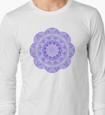Purple Flower Mandala Long Sleeve T-Shirt