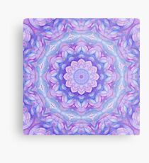 Purple Flower Mandala Metal Print