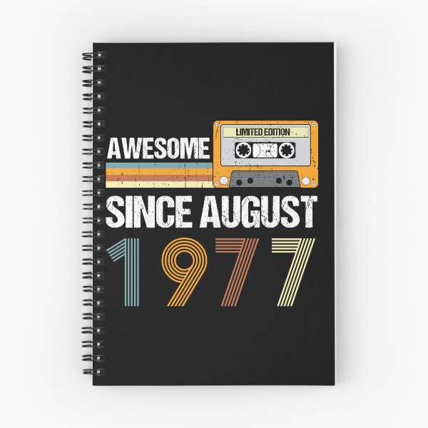 Item preview, Awesome Since August 1977 | Made In 1977 | August Birthday Quotes designed and sold by AMINE  ★★★★★.