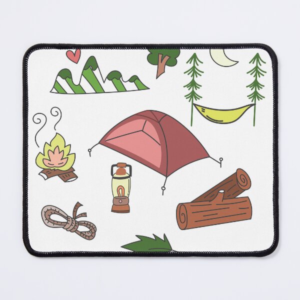 Item preview, Set Of Travel Camping On Holidays designed and sold by Unaiza Khalid.
