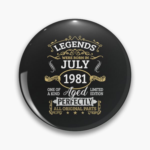 Item preview, Legends Were Born In July 1981 41st Birthday 41 Year Old designed and sold by Corelli87.