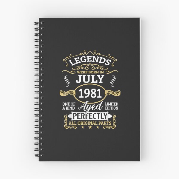 Item preview, Legends Were Born In July 1981 41st Birthday 41 Year Old designed and sold by Corelli87.