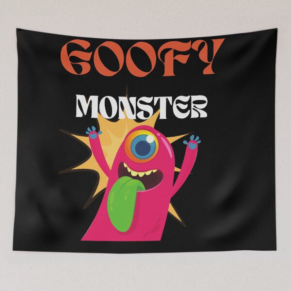 Item preview, Goofy Monster designed and sold by SolSel ⭐⭐⭐⭐⭐.