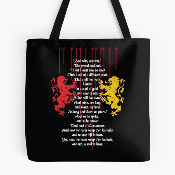 Item preview, Rains of Castamere designed and sold by Eagle-Fly-Free.
