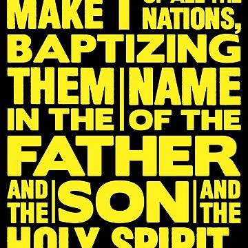 Artwork thumbnail, Matthew 28:19 Make Disciples of all the Nations by plushism