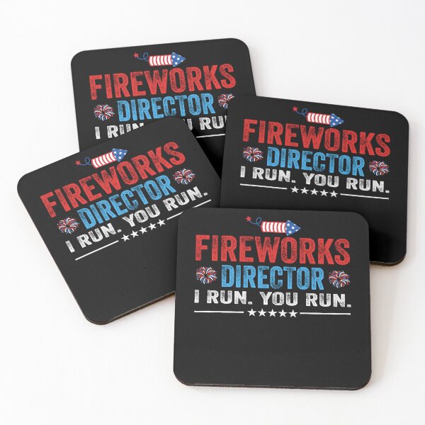 Item preview, 4th of July Fireworks Director I Run You Run USA Patriotic designed and sold by EIMgraphic.
