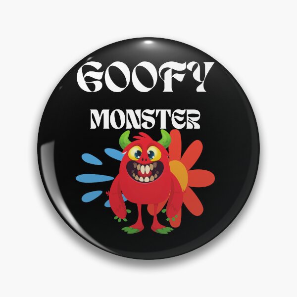 Item preview, Goofy Monster designed and sold by SolSel ⭐⭐⭐⭐⭐.