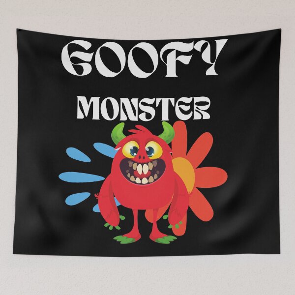 Item preview, Goofy Monster designed and sold by SolSel ⭐⭐⭐⭐⭐.