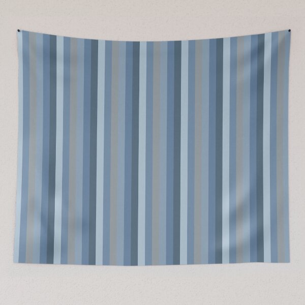 Item preview, Blue Heron Colors Vertical Stripes 5748 designed and sold by Art in My Loft.