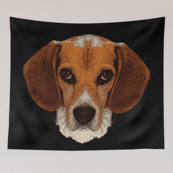 Item preview, Beagle canvas optics, hunting dogs designed and sold by Kirei-Lily.