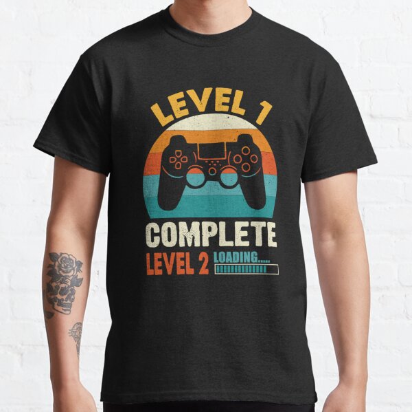 Gamer Girl Level 7 Complete Funny 7th Wedding Anniversary Shirt