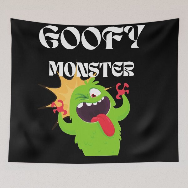 Item preview, Goofy Monster designed and sold by SolSel ⭐⭐⭐⭐⭐.