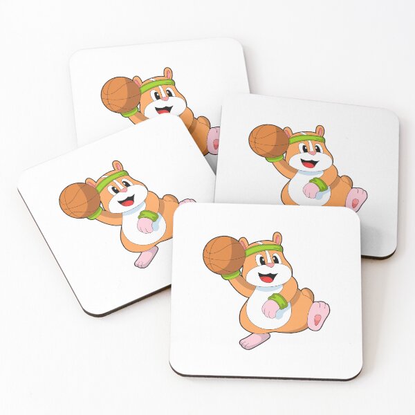 Item preview, Hamster as Basketball player with Basketball designed and sold by Snabdesign84.