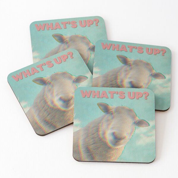 Item preview, What's up funny sheep t-shirt designed and sold by NellyShaul.