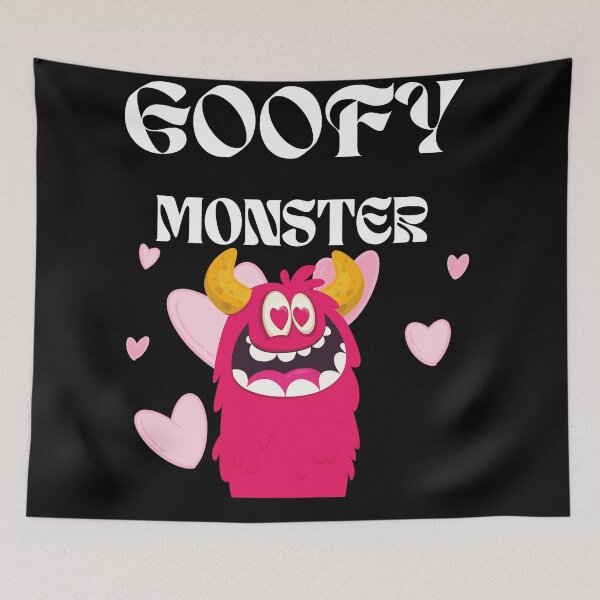 Item preview, Goofy Love Monster designed and sold by SolSel ⭐⭐⭐⭐⭐.