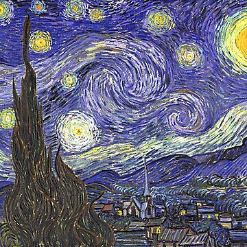 Artwork thumbnail, 'Starry Night' by Vincent Van Gogh (Reproduction) by Classic Visions Gallery