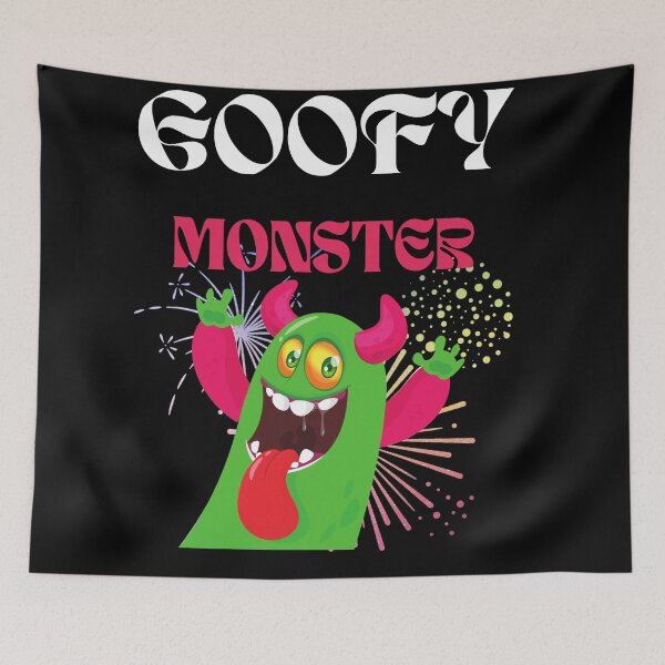 Item preview, Goofy Monster designed and sold by SolSel ⭐⭐⭐⭐⭐.