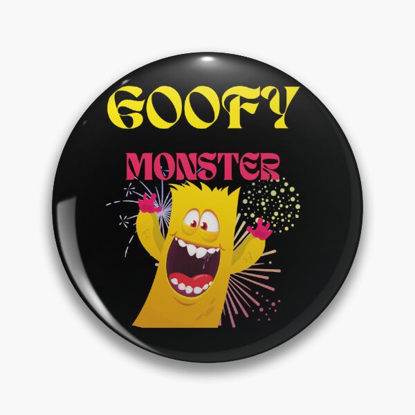 Item preview, Goofy Monster designed and sold by SolSel ⭐⭐⭐⭐⭐.