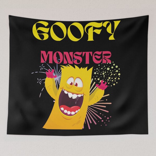 Item preview, Goofy Monster designed and sold by SolSel ⭐⭐⭐⭐⭐.