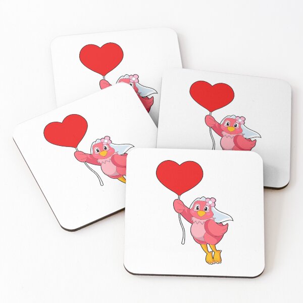 Item preview, Bird as Bride with Veil & Heart Balloon designed and sold by Snabdesign84.