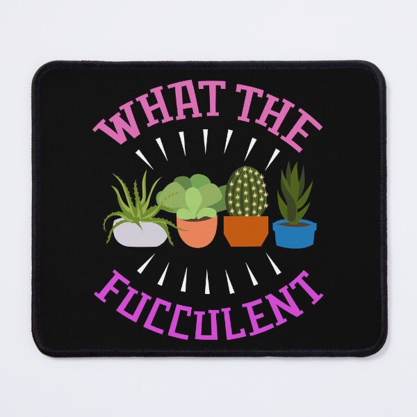 Item preview, What The Fucculent Funny Plant Pun Funny Gardening Succulent designed and sold by haselshirt.