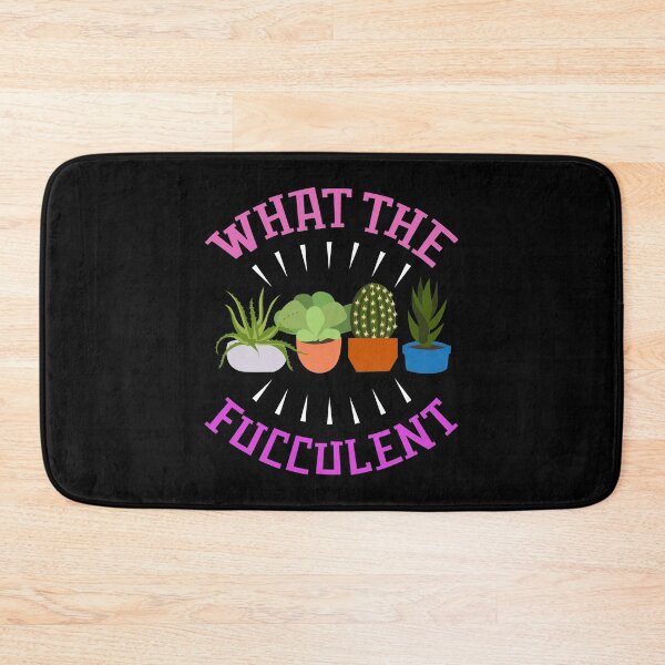 Item preview, What The Fucculent Funny Plant Pun Funny Gardening Succulent designed and sold by haselshirt.