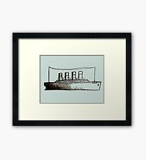 Ghost Liner Framed Print