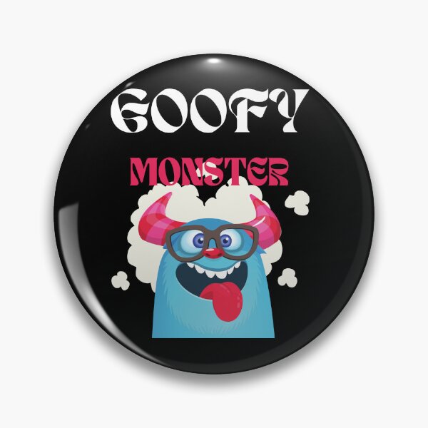 Item preview, Goofy Monster designed and sold by SolSel ⭐⭐⭐⭐⭐.
