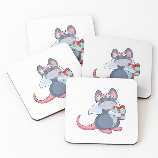 Item preview, Mouse as Bride with Veil & Gift designed and sold by Snabdesign84.