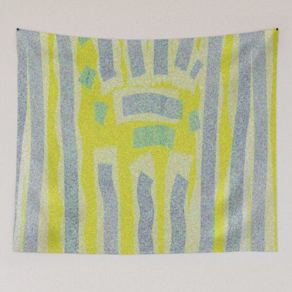 Item preview, Yellow and Blue Dotty Design designed and sold by Betty Mackey.