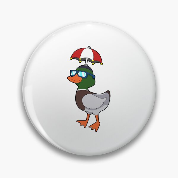 Item preview, Duck at Raining with Umbrella designed and sold by Snabdesign84.